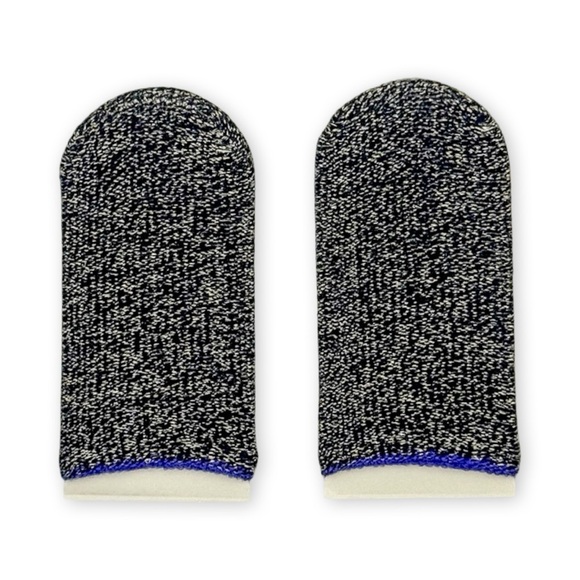 Brand New Mobile Gaming Finger Sleeves 2 Pack Anti-Sweat for FPS Games - Picture 6 of 8